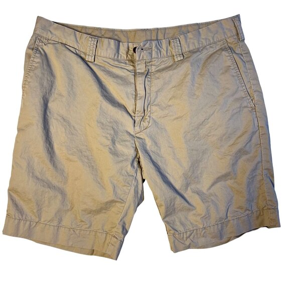 Polo By Ralph Lauren Classic Khaki Cotton Chino Shorts Preppy Summer Staple - Picture 1 of 8
